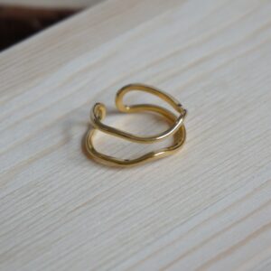 925純銀 Double Line ring