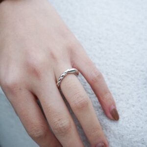 𝐔𝐍𝐈𝐒𝐄𝐗 925純銀 Belong ring：圖片 2