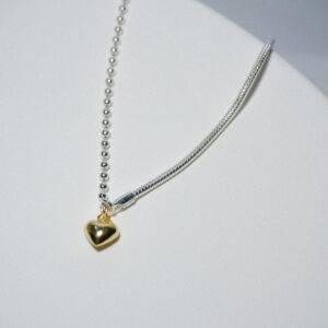 人氣款 [925silver] Golden Heart bracelet：圖片 2