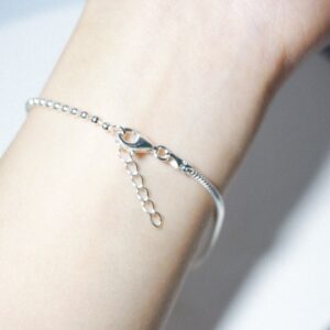 人氣款 [925silver] Golden Heart bracelet：圖片 5