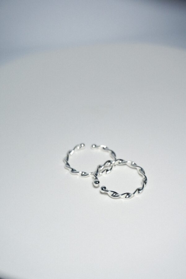 人氣款 925純銀Wave ring