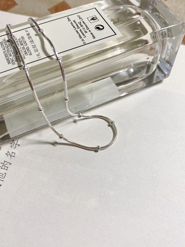 last 2!售完不補♡[925silver] Tiny Ball Chain Necklace：圖片 2