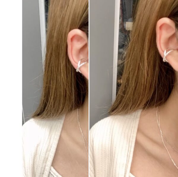 Cross Twist Ear cuff - Image 3