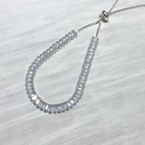 [925silver] Crystal Chain Bracelet：圖片 4