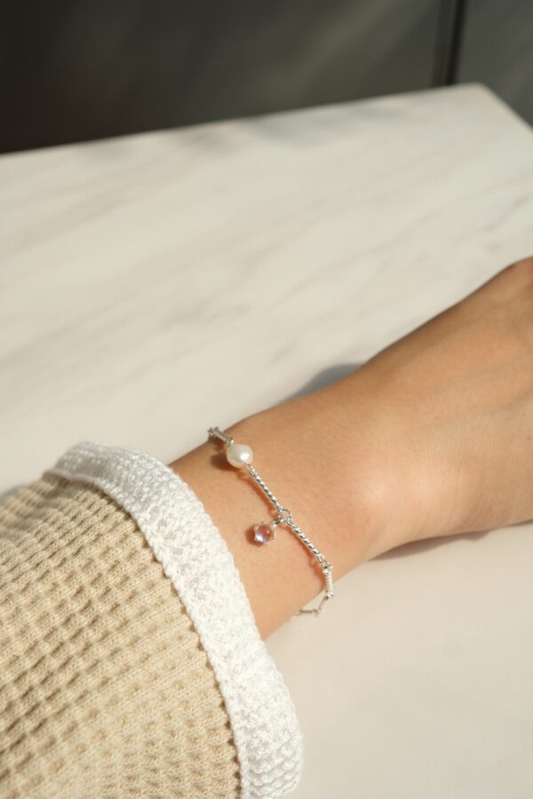 [925silver] Rainbow charm Pearl Bracelet 推介！：圖片 6