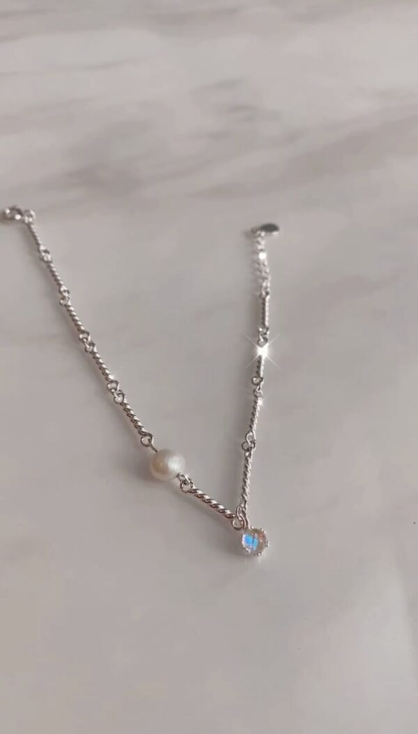 [925silver] Rainbow charm Pearl Bracelet 推介！：圖片 2