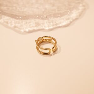 𝐒𝐀𝐋𝐄·售完不補🖤 [925silver] Conquer ring：圖片 4