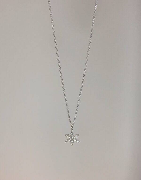 𝐒𝐀𝐋𝐄·售完不補🖤 [925silver] Snowflake Necklace
