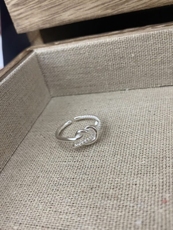 [925silver] Double Knot Ring 🪢：圖片 2