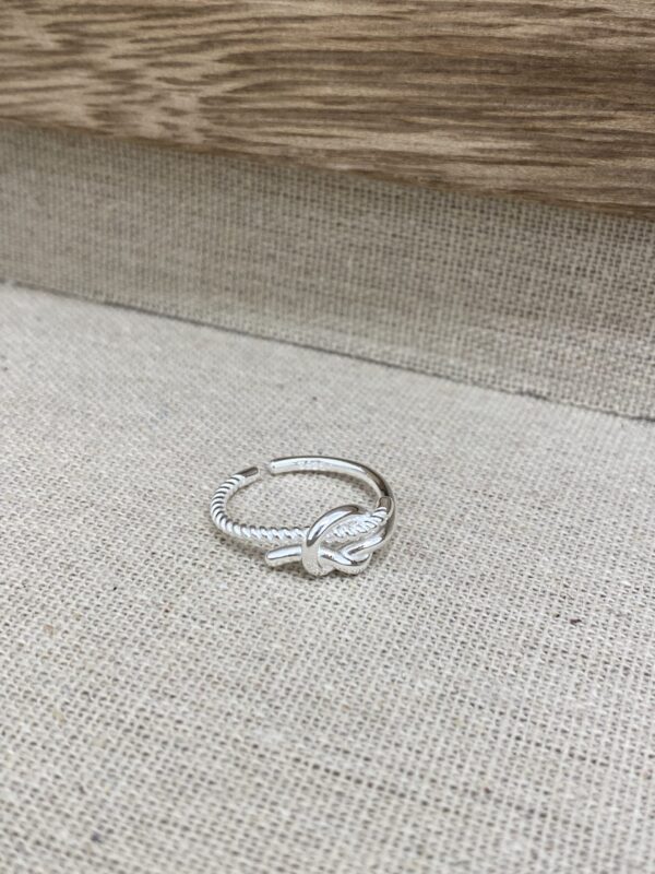 [925silver] Double Knot Ring 🪢：圖片 3