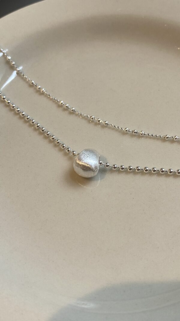 [925silver] Matte Dottie Necklace 推介！：圖片 2
