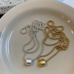 [925silver] Matte Dottie Necklace 推介！