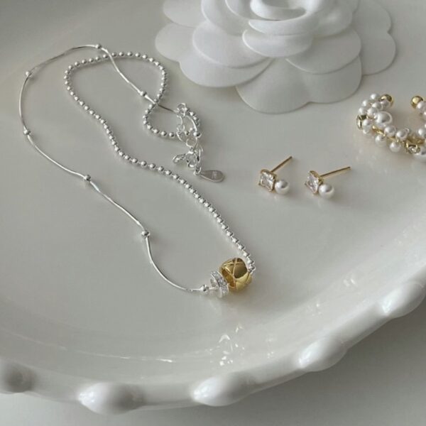 [925silver] Silver combi Necklace 推介❤️‍🔥人氣必備!! - Image 12
