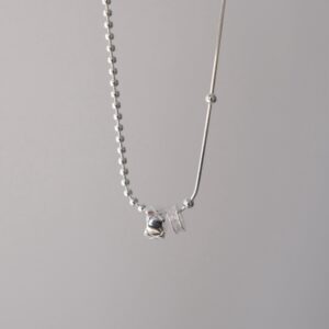 [925silver] Silver combi Necklace 推介❤️‍🔥人氣必備!!