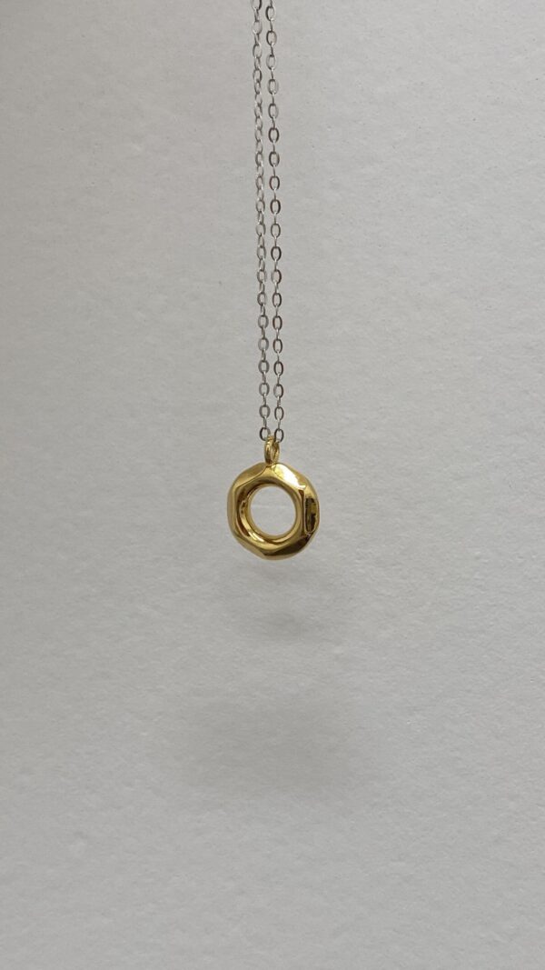 𝐒𝐀𝐋𝐄·售完不補🖤 [925silver] Gold Ring Necklace