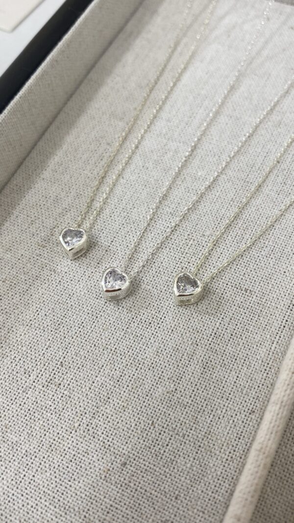 [925silver] Kindle Heart Necklace：圖片 3