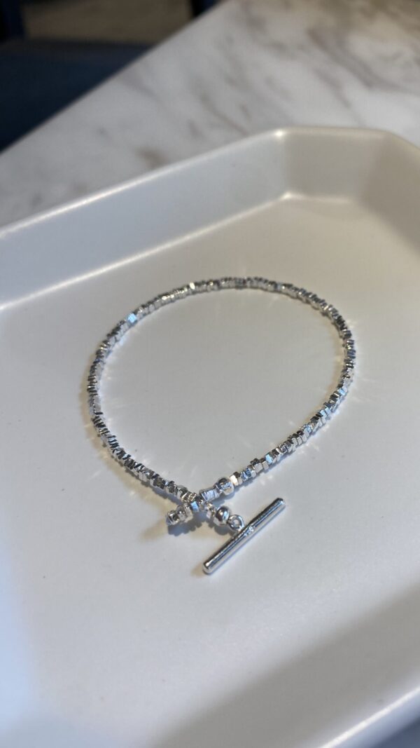 [925silver] Silver chip OT chain Bracelet 超美啊！：圖片 4