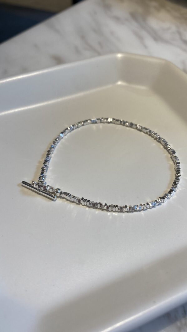 [925silver] Silver chip OT chain Bracelet 超美啊！：圖片 5