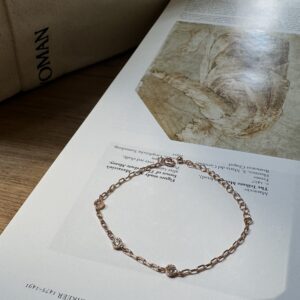 [925silver] Cubic chain Bracelet 簡約：圖片 2