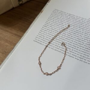 [925silver] Cubic chain Bracelet 簡約：圖片 7