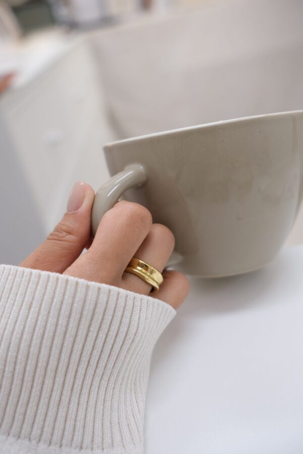 [925silver] JETT ring 中性粗款：圖片 4