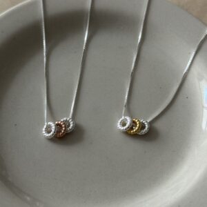 𝐧𝐞𝐰 [925silver] Circle Necklace：圖片 4