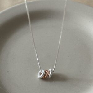 𝐧𝐞𝐰 [925silver] Circle Necklace：圖片 2