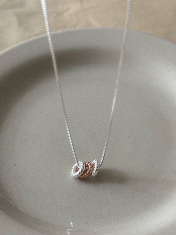 𝐧𝐞𝐰 [925silver] Circle Necklace：圖片 2