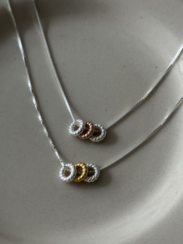 𝐧𝐞𝐰 [925silver] Circle Necklace