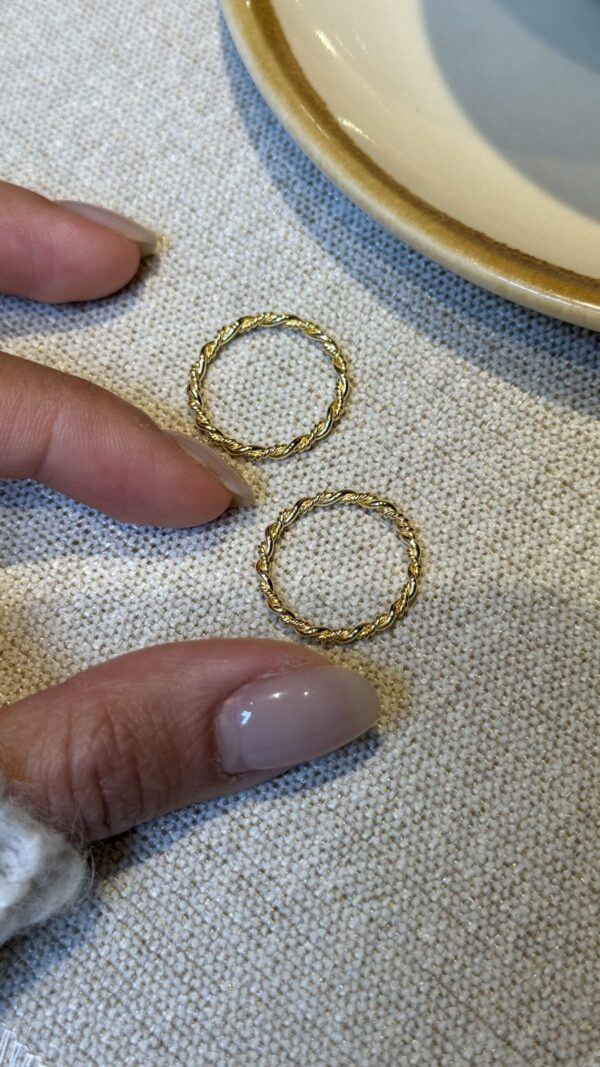 🎄[925silver] Rina ring (gold)：圖片 5