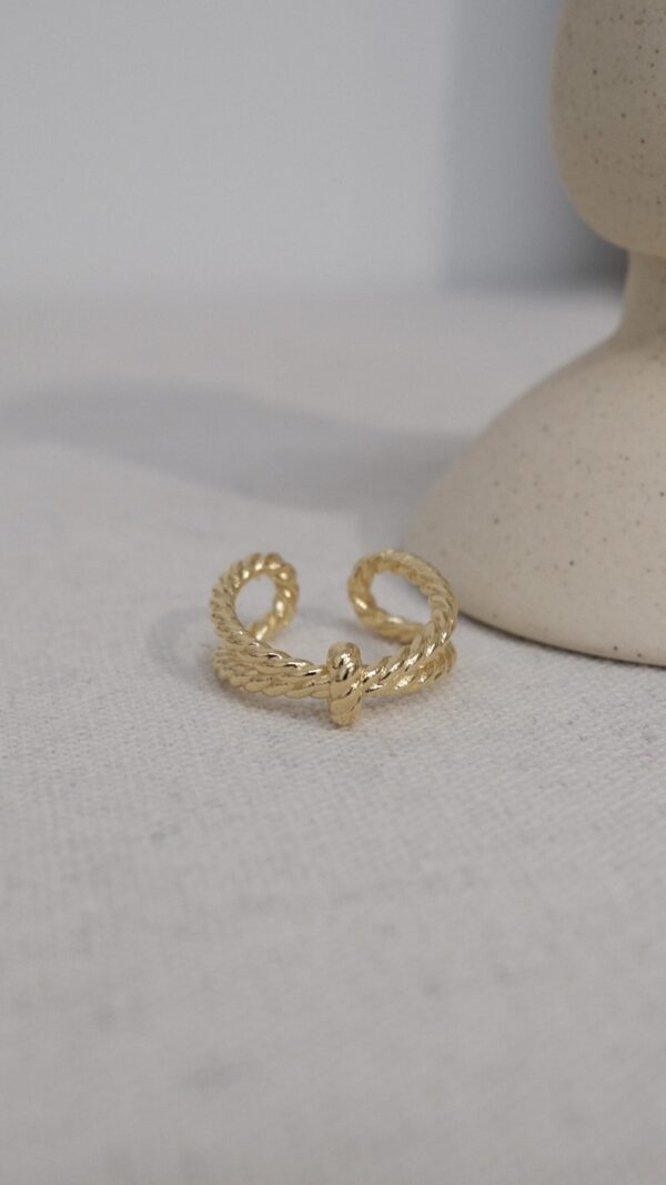 🗝️[925silver] Twist Knot ring - Image 6