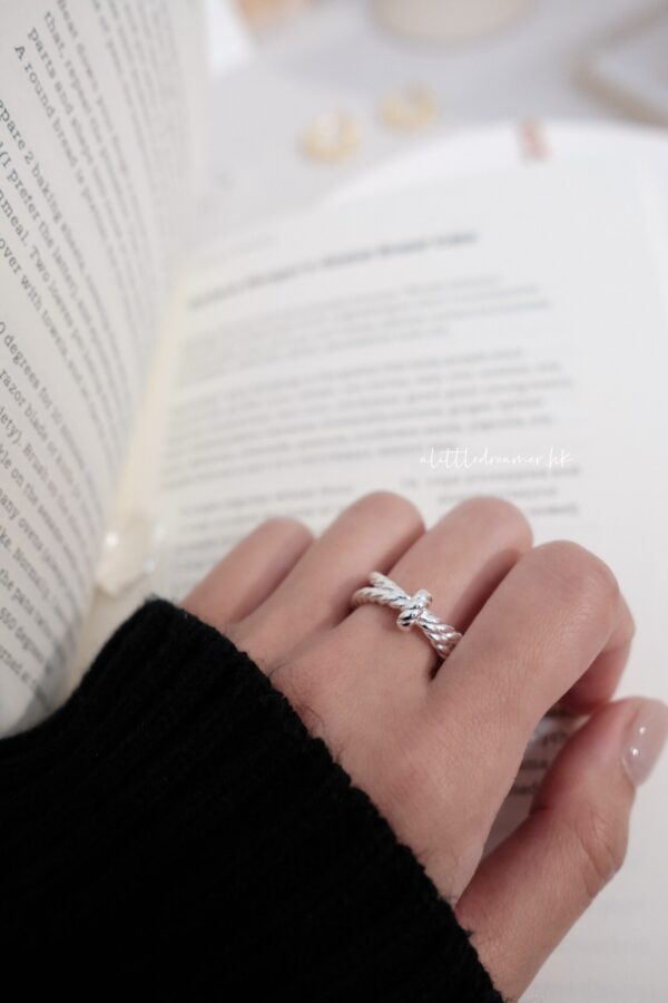 🗝️[925silver] Twist Knot ring - Image 8