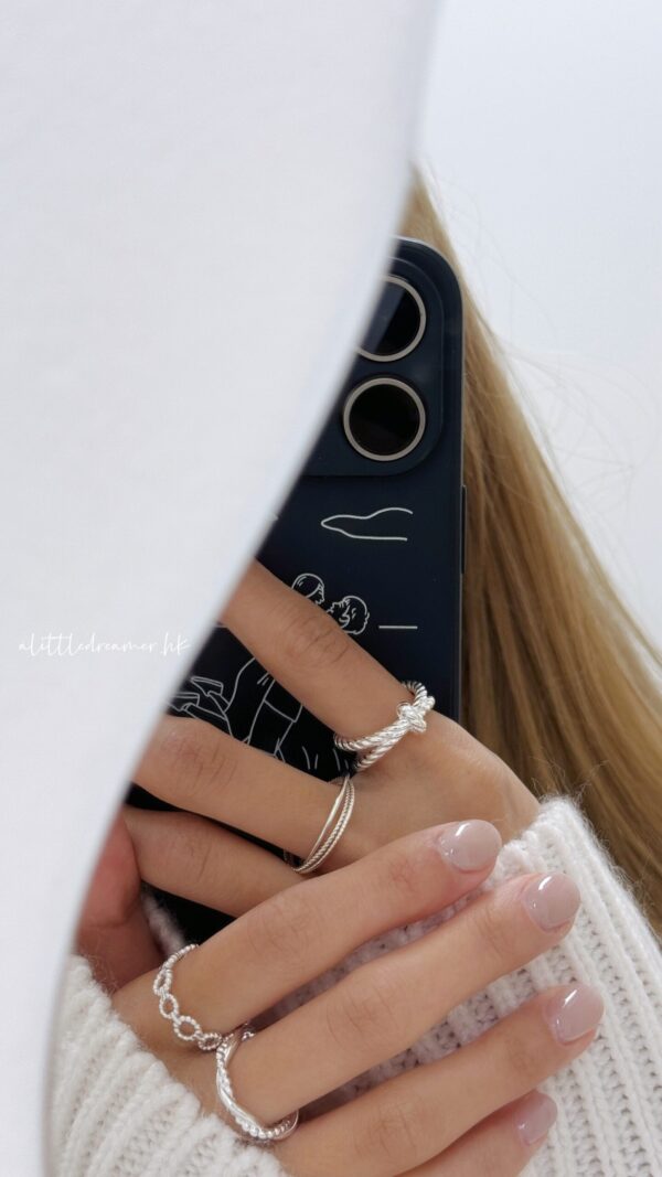 🗝️[925silver] Twist Knot ring - Image 10