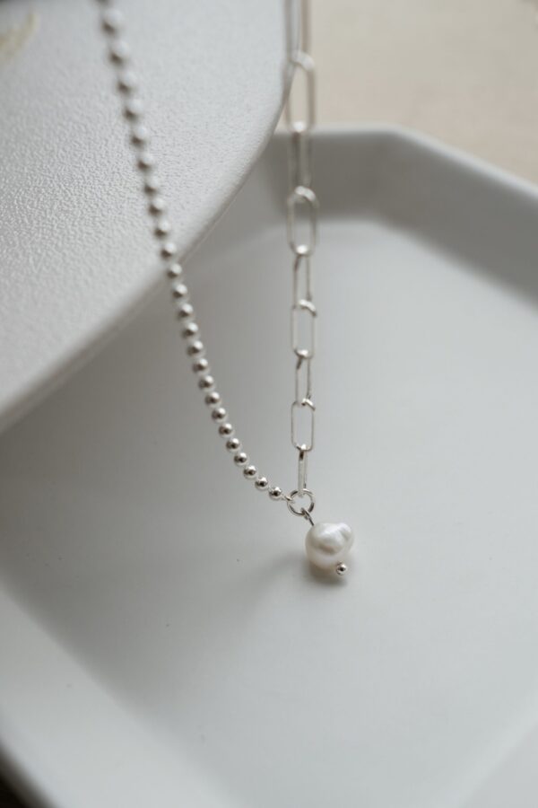 🐚Pearl Collection - [925silver] Eyana pearl Necklace