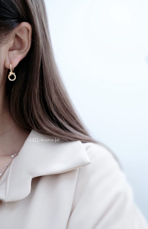 [925silver] Circle hoop Earrings：圖片 3