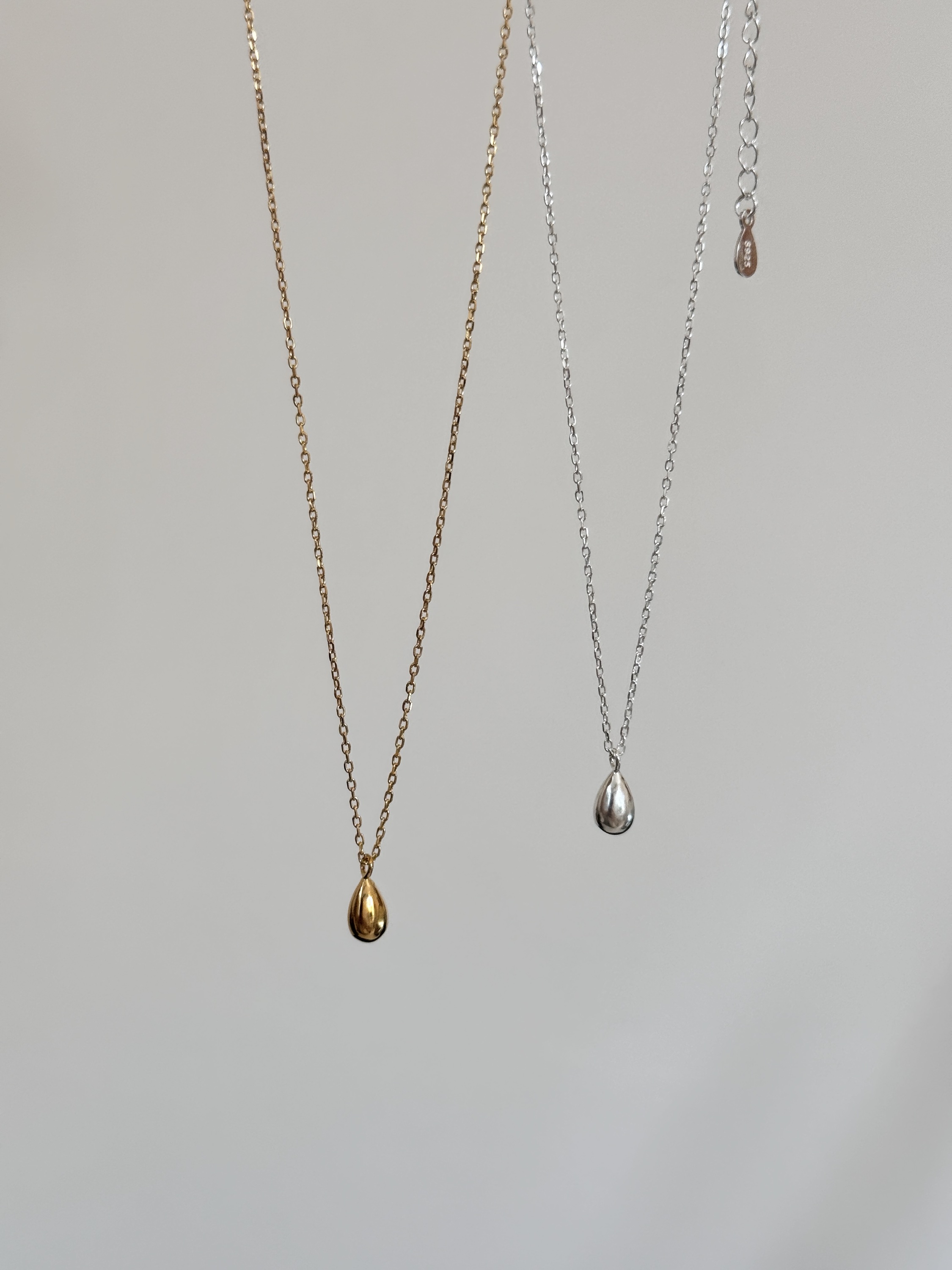 :𝐧𝐞𝐰: [925silver] Simply drop Necklace