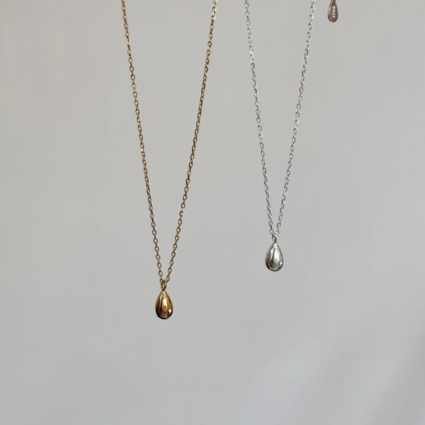 :𝐧𝐞𝐰: [925silver] Simply drop Necklace