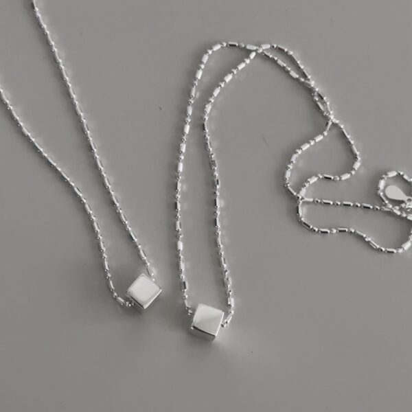 𝐧𝐞𝐰! [925silver] ice cube necklace 🧊：圖片 5