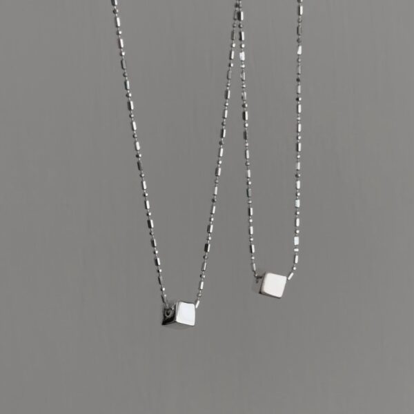 𝐧𝐞𝐰! [925silver] ice cube necklace 🧊：圖片 2