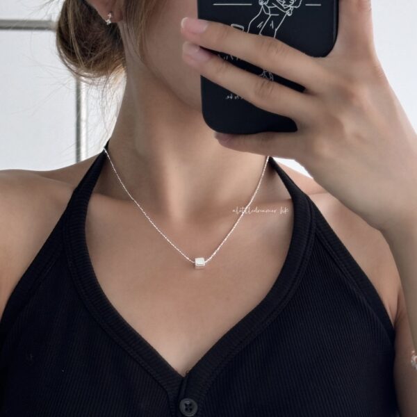 𝐧𝐞𝐰! [925silver] ice cube necklace 🧊：圖片 7