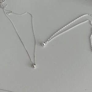 即將上架新品🤍 [925silver] Little drop necklace 💧